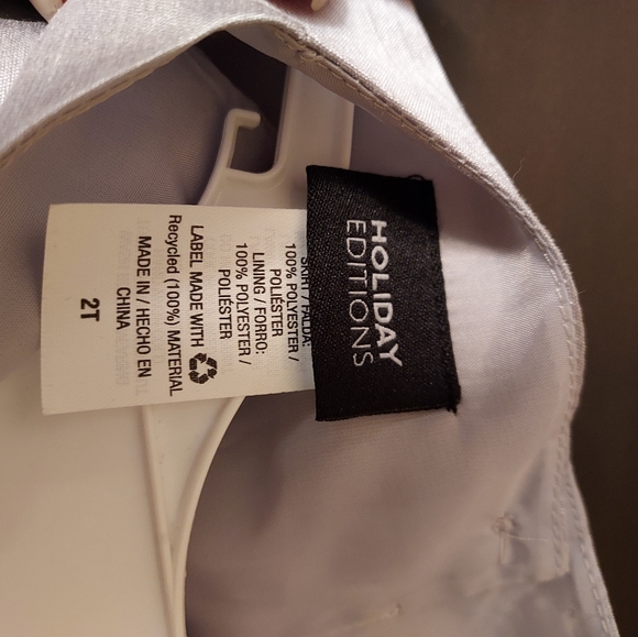 😊 4 for $20 Sale!  Holiday Editions 2T Girls Dress - Picture 3 of 3